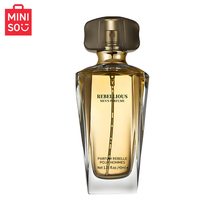 MINISO REBELLIOUS Perfume For Men Original Luxury Arabes Woody Eau De Parfum Designer Fragrance Man Gift Body Spray 40ML