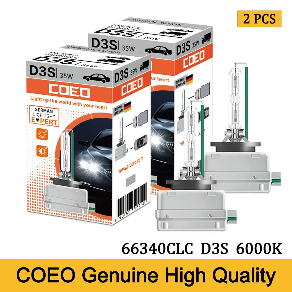 2PCS D1S D2S D3S D4S 66140 66240 66340 66440 For OSRAM Xenon CLASSIC Original Car Xenon Headlight 6000K Standard White Light